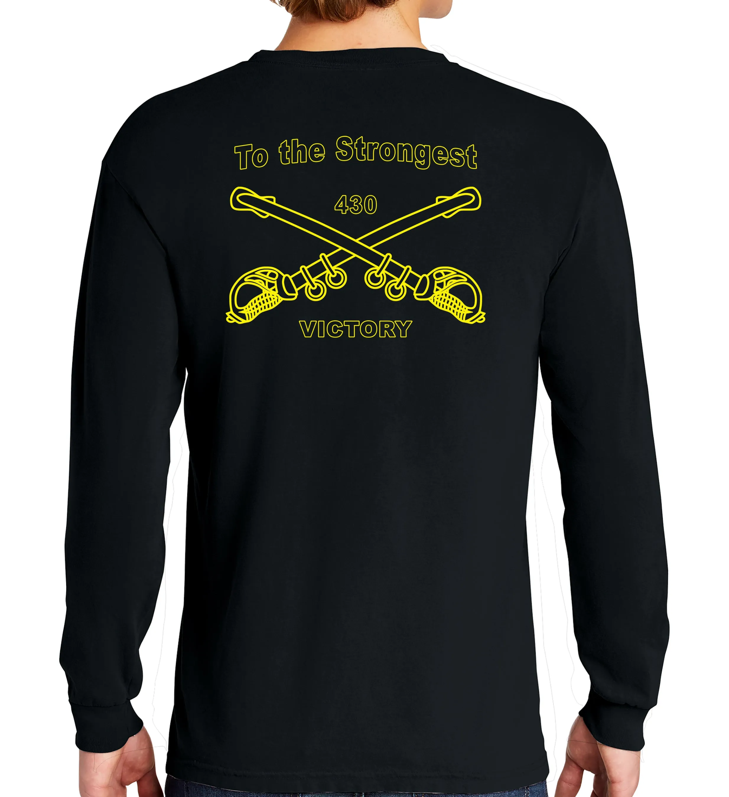 430 Long Sleeve 50-50 Blend Unisex Shirt. This shirt IS approved for PT