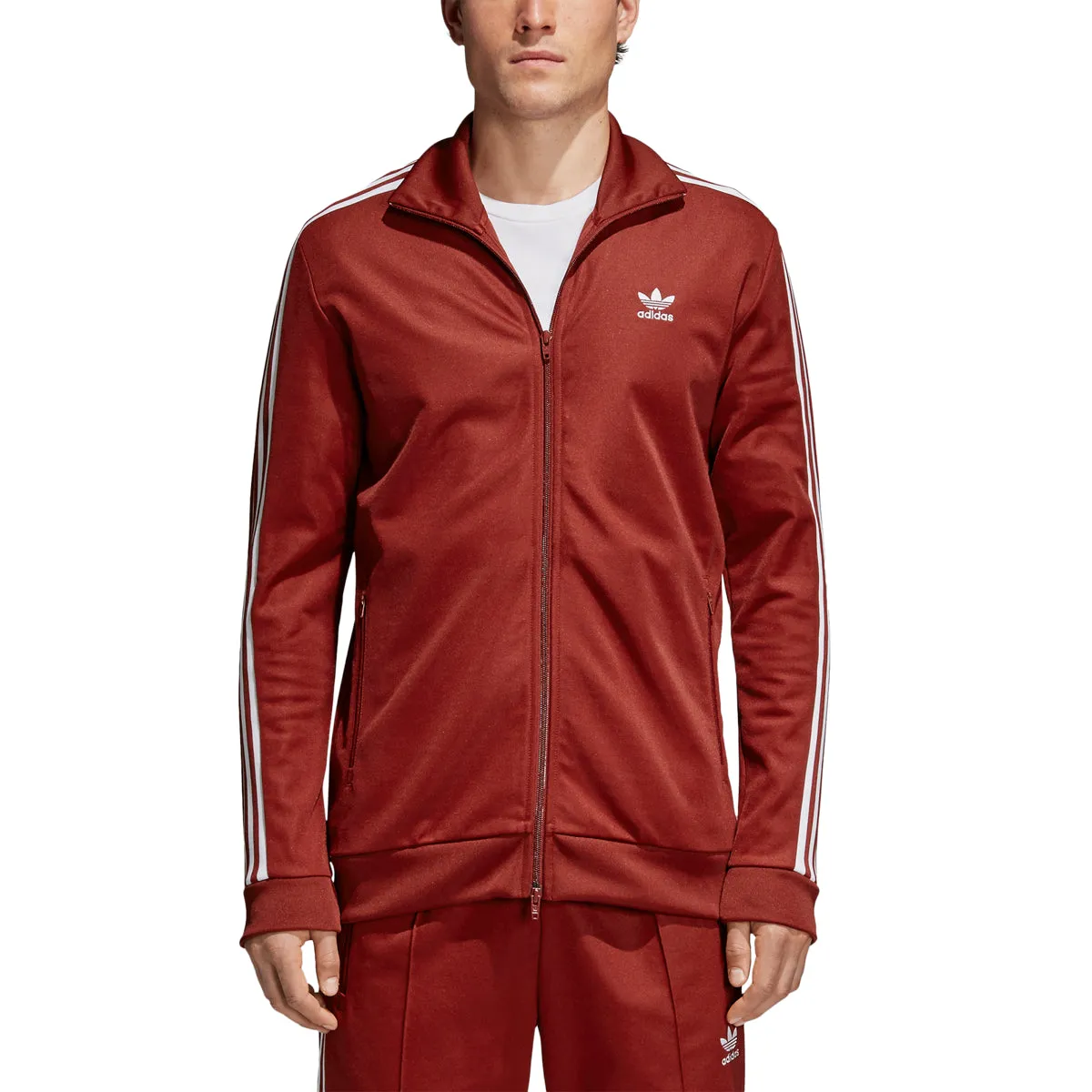 Adidas Men's Originals BB Track Jacket Rust Red