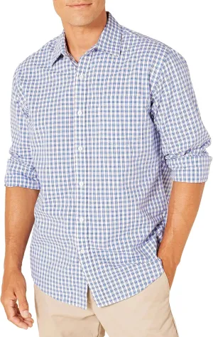 Amazon Essentials Men's Regular-Fit Long-Sleeve Casual Poplin Shirt
