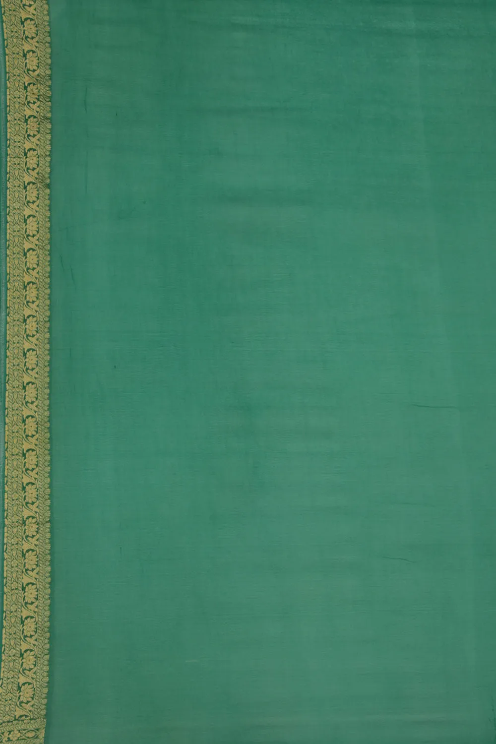 Banarasi Chiffon Green Saree