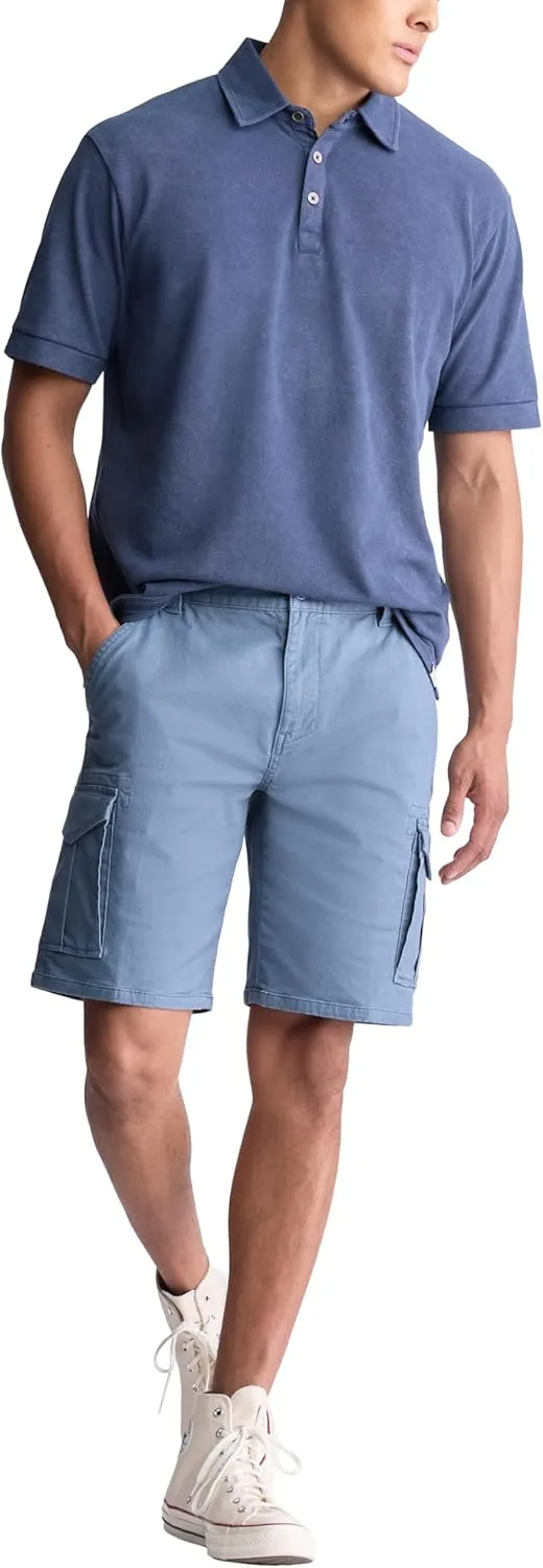 Buffalo David Bitton Men's Short Sleeve Light Weight Pique Polo
