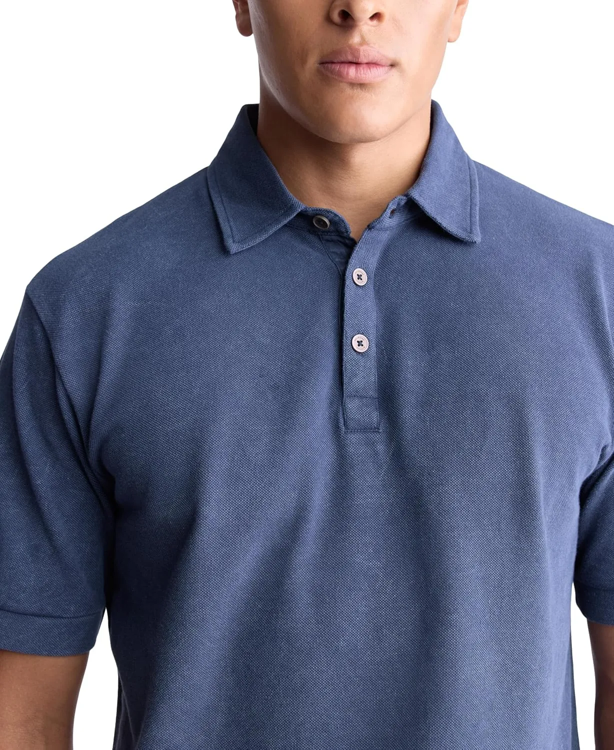 Buffalo David Bitton Men's Short Sleeve Light Weight Pique Polo