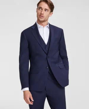 Calvin Klein Mens Slim fit Suit Jacket Blazer 40 S Blue