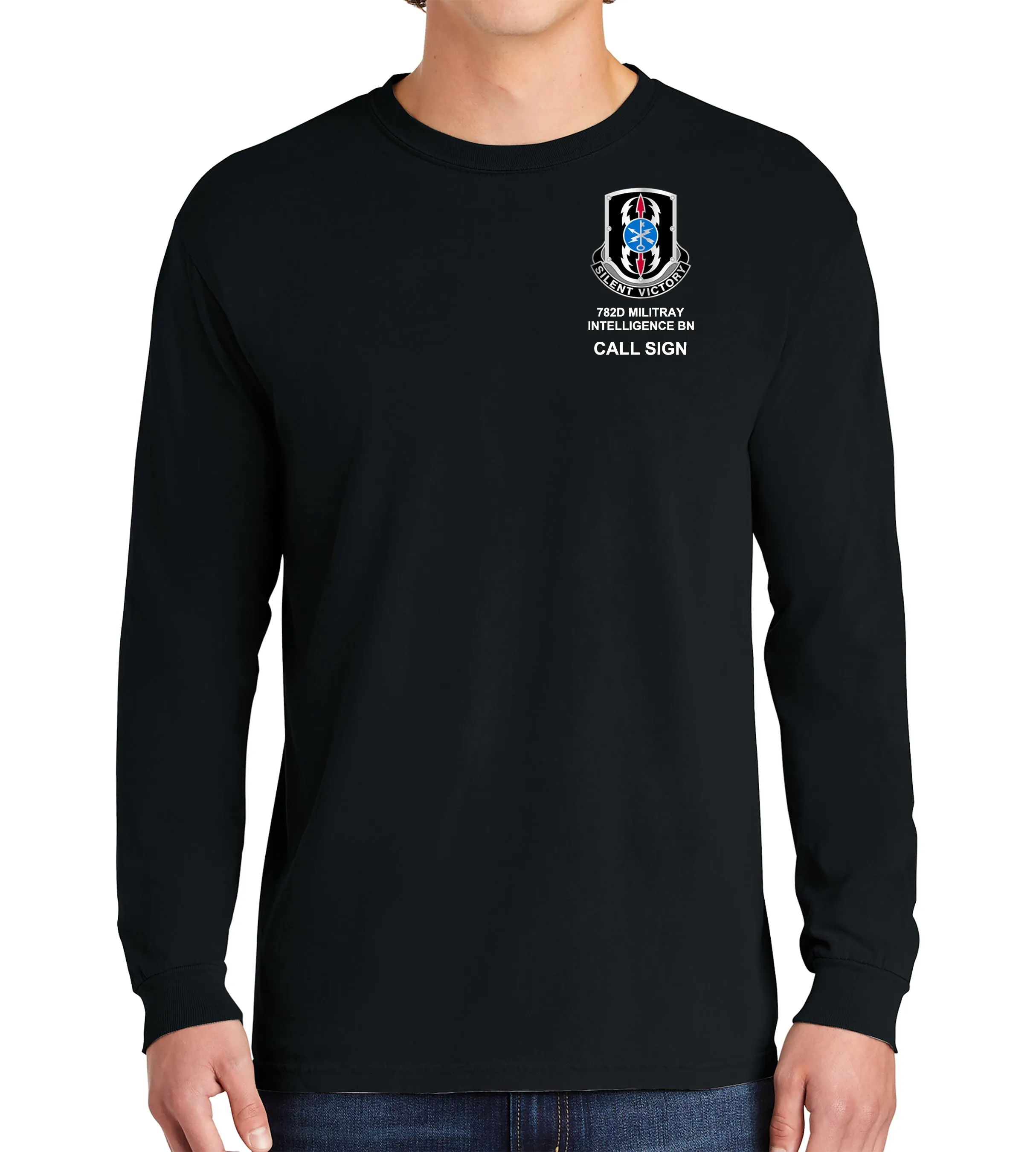 D Co Long Sleeve 50-50 Blend Unisex Shirt. This shirt IS approved for PT.