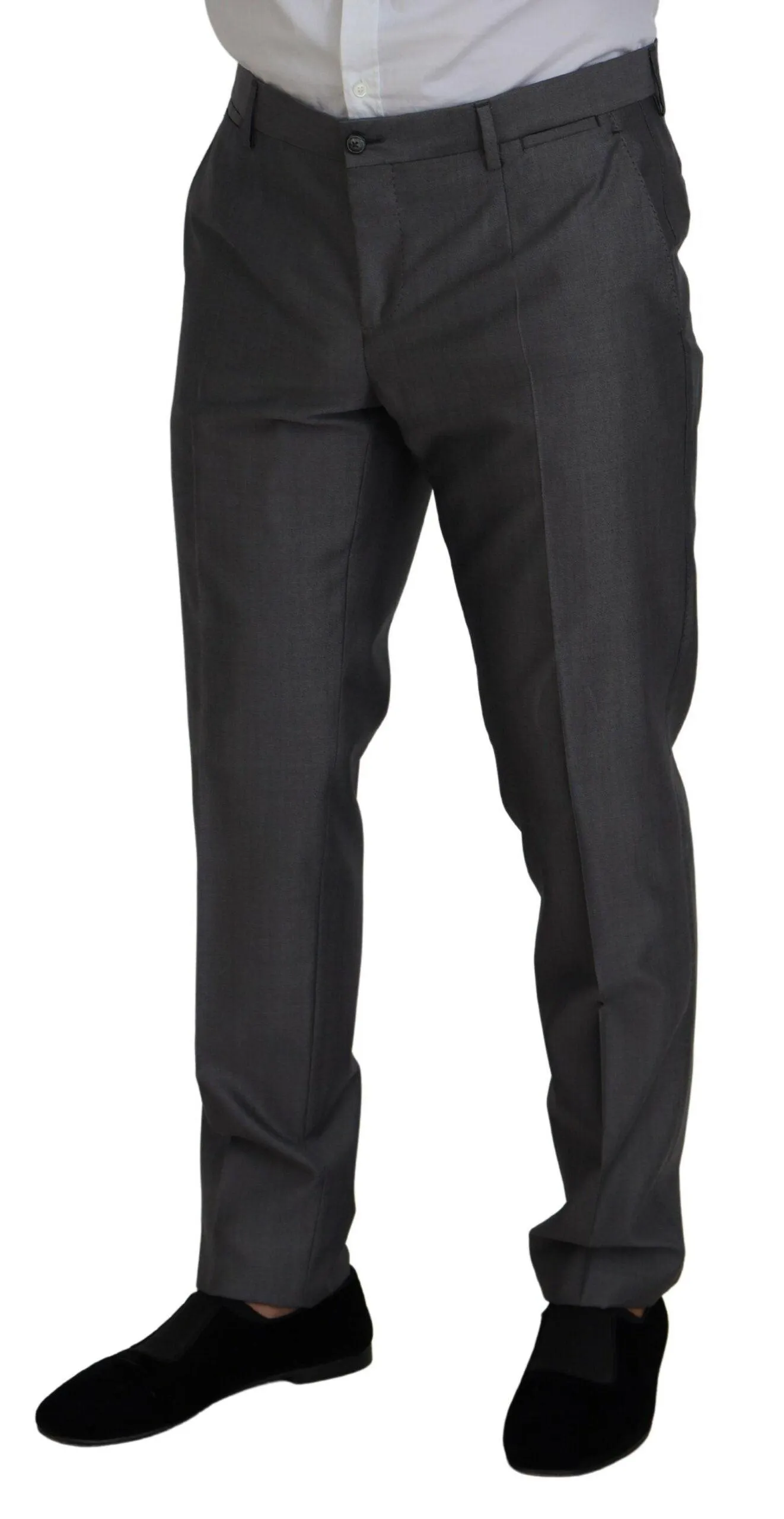 Dolce & Gabbana Sicilia 3 Piece Suit In Dark Gray