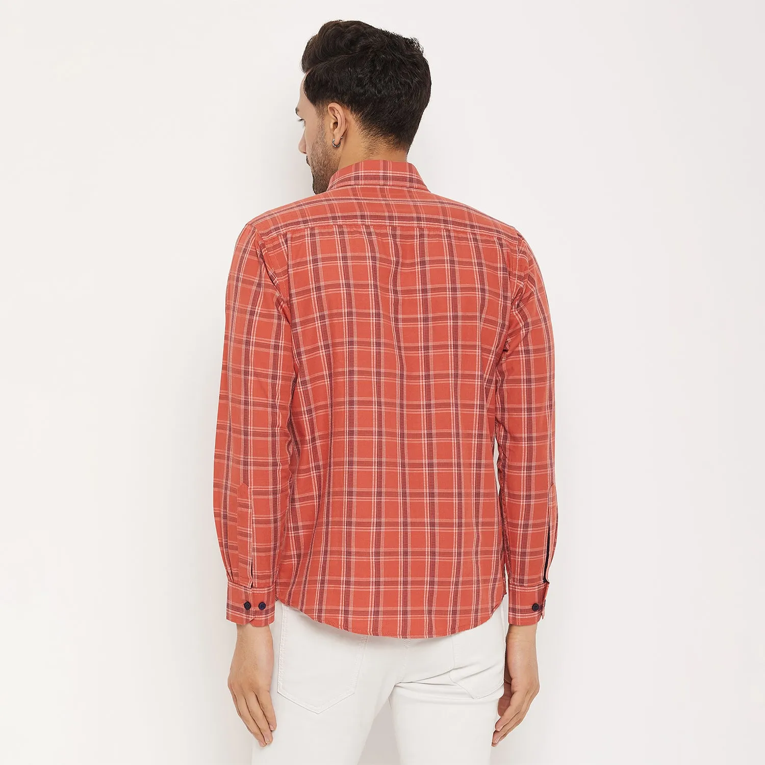 Duke Men Stardust Cotton Full Sleeve Shirt (SDO5KCK)