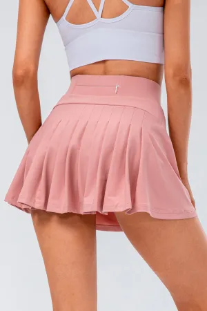 Elise High Waist Pleated Active Skirt
