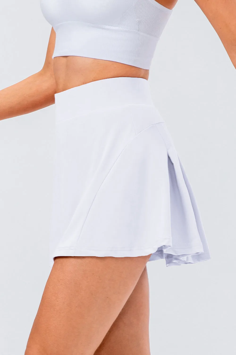 Elise High Waist Pleated Active Skirt