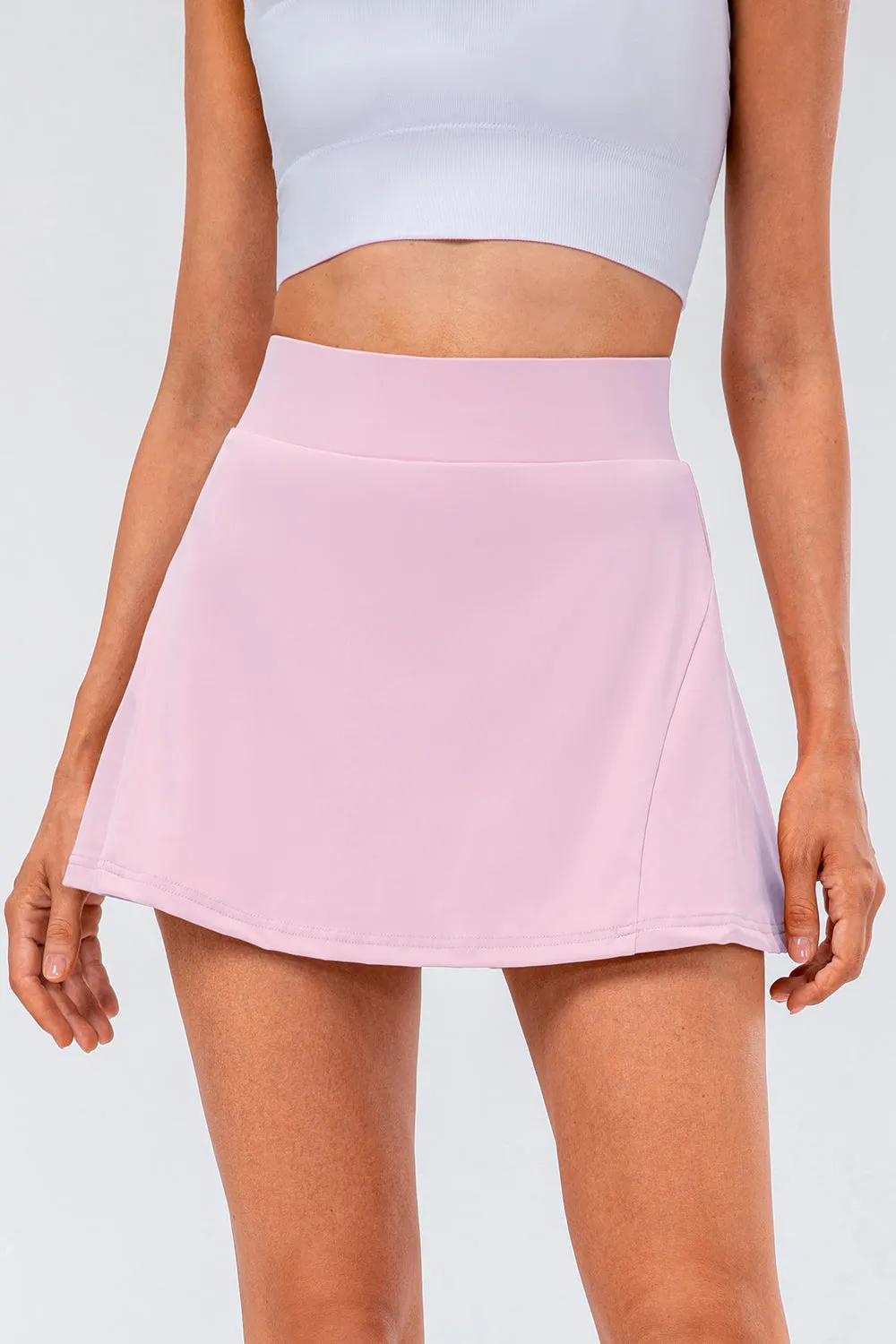 Elise High Waist Pleated Active Skirt