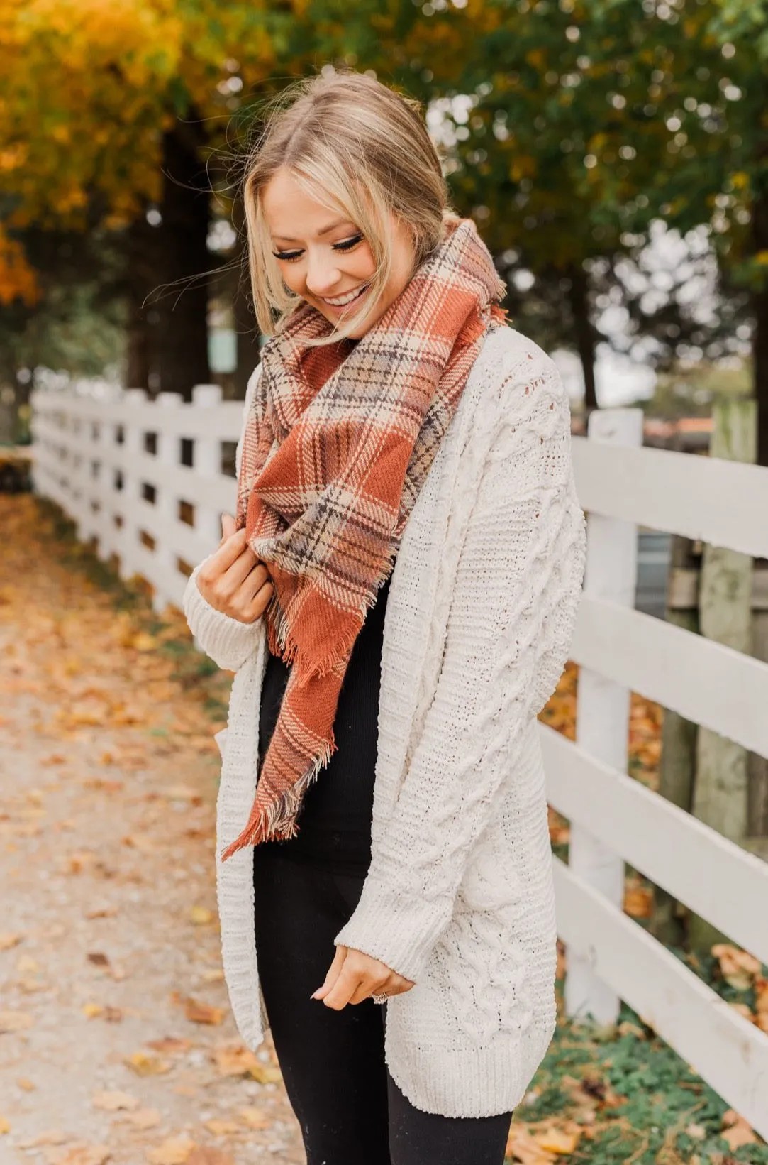 Feeling Chilly Knitted Cardigan- Ivory