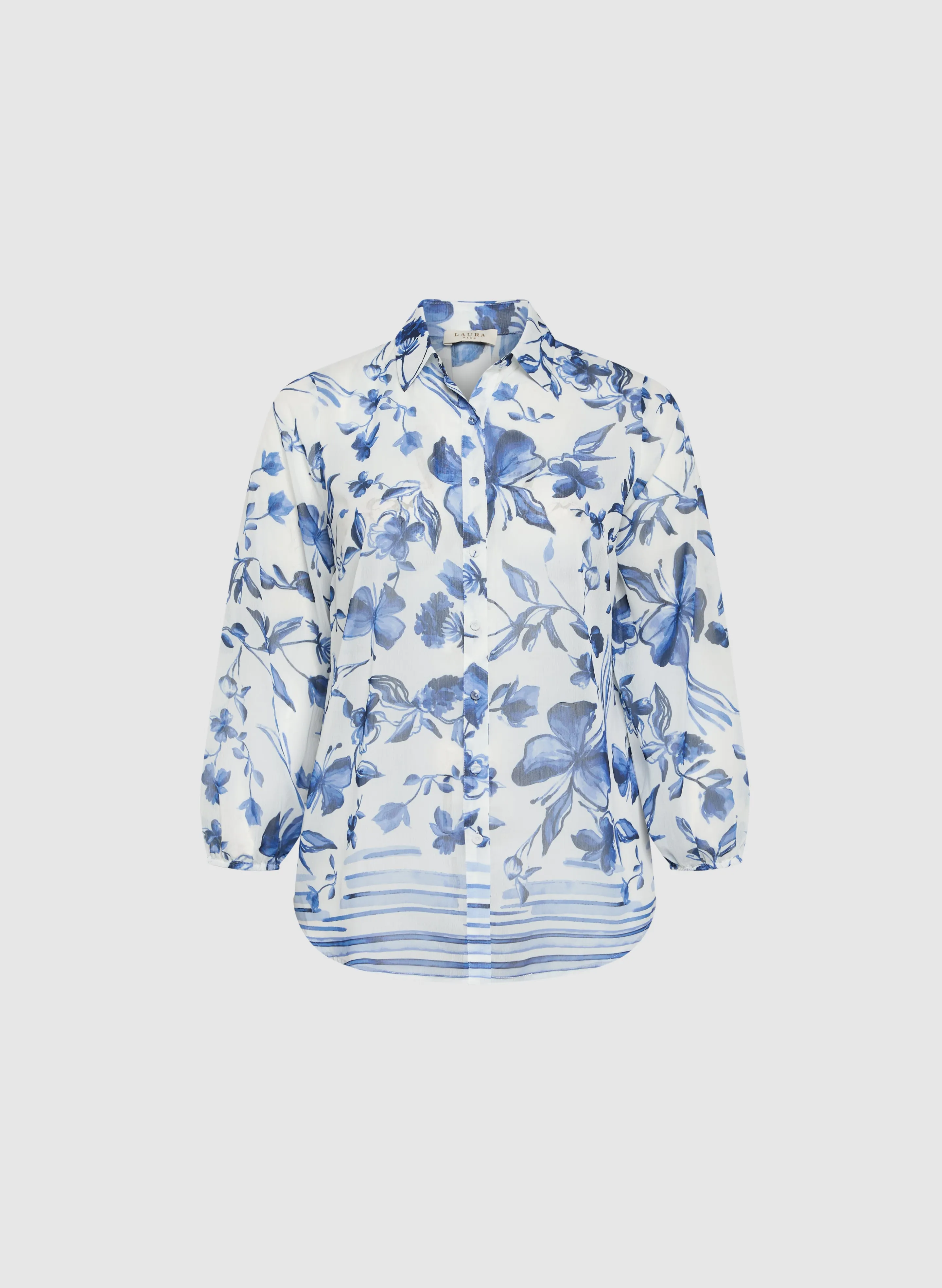 Floral Chiffon Blouse