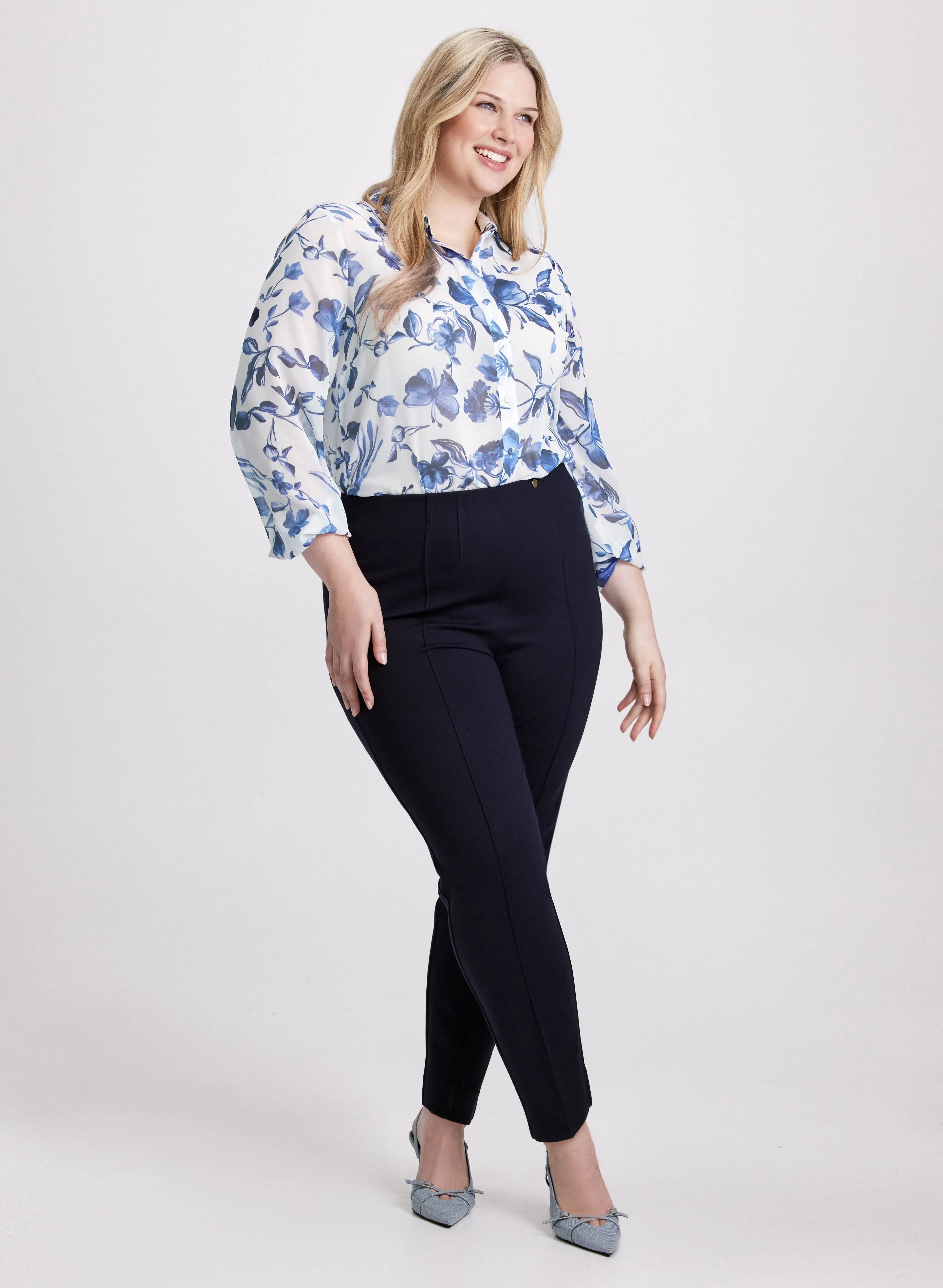 Floral Chiffon Blouse