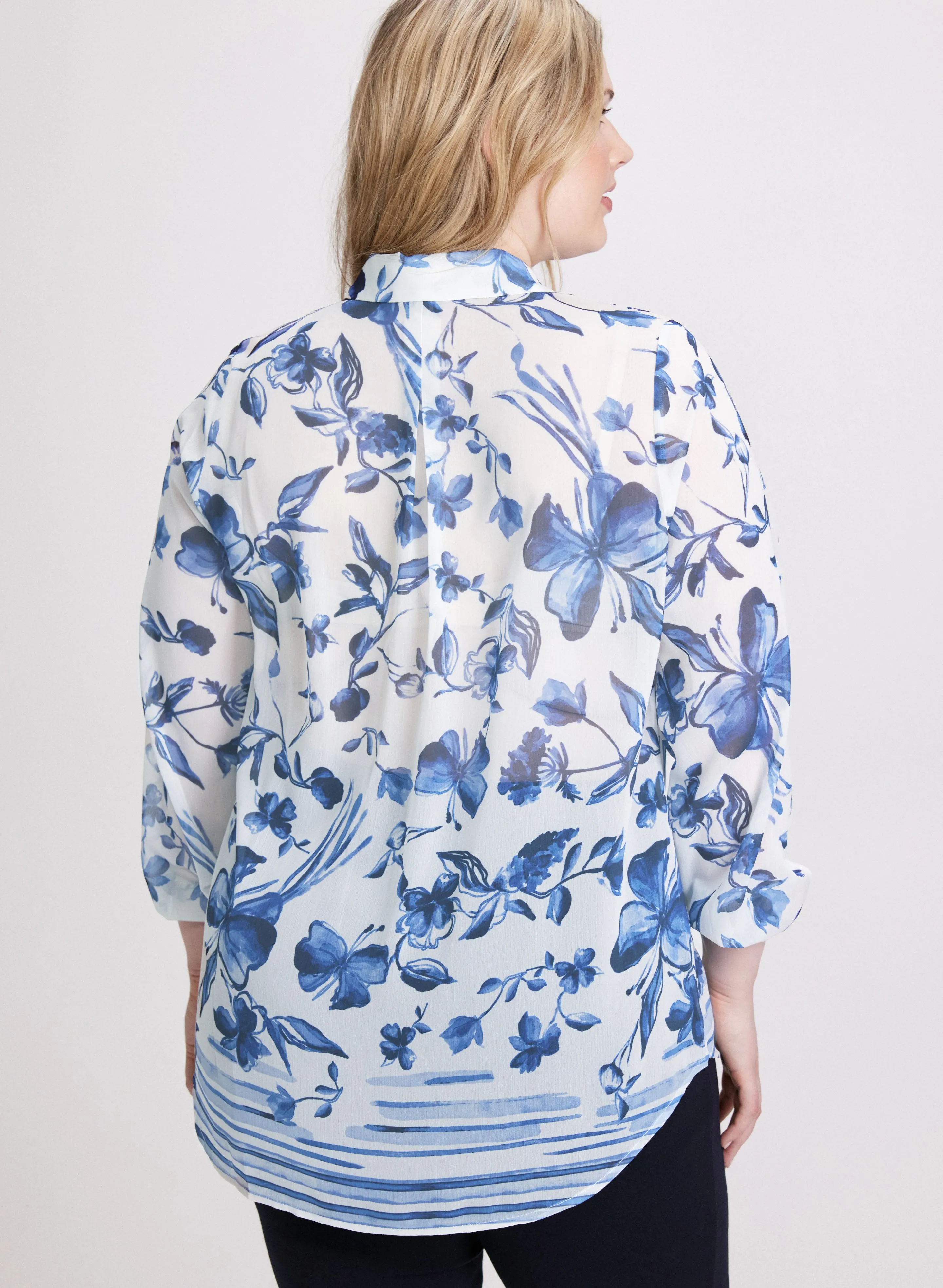 Floral Chiffon Blouse