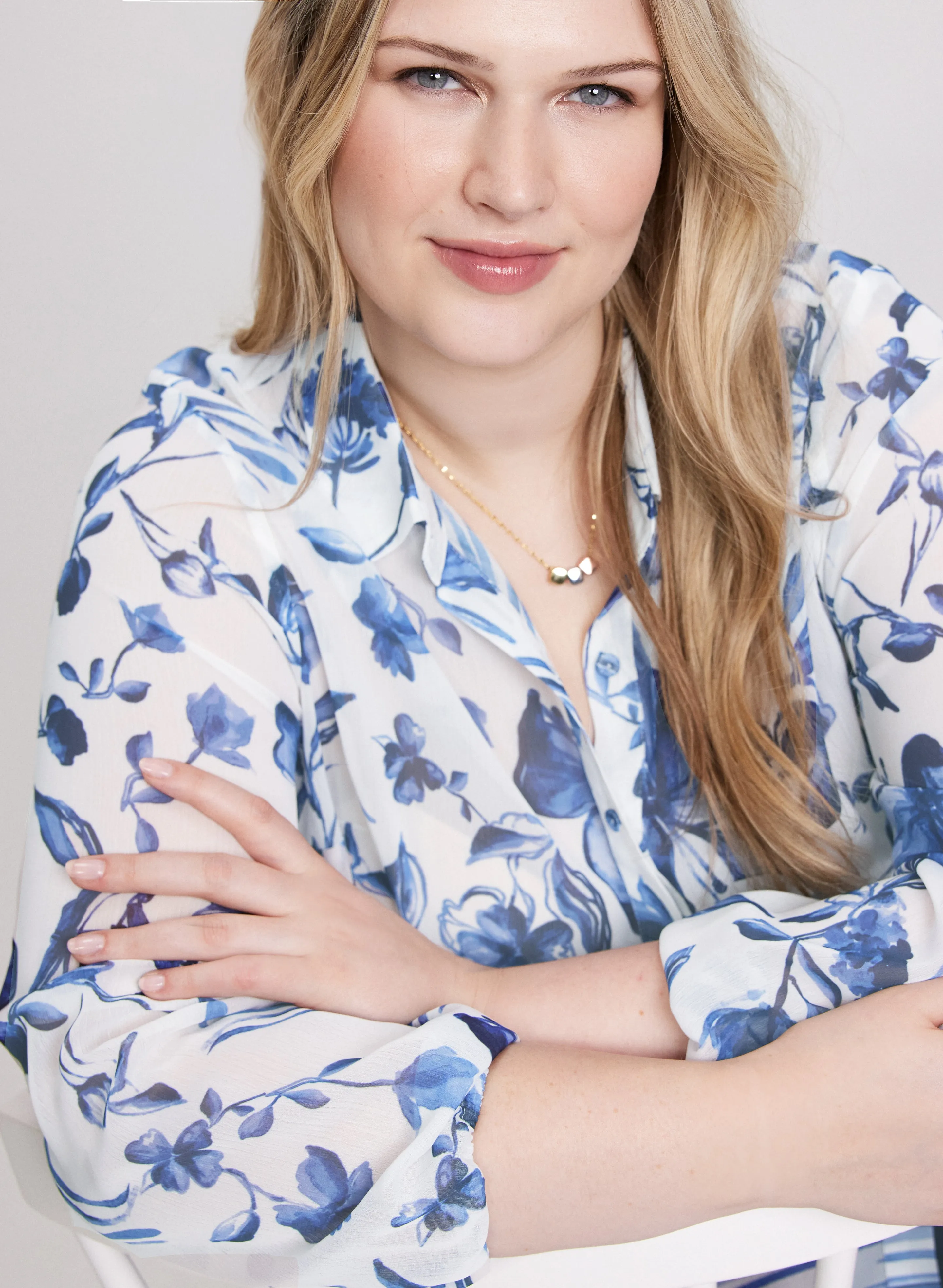 Floral Chiffon Blouse