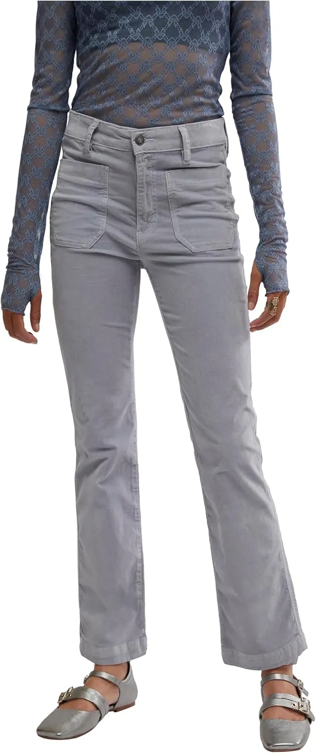 Free People Womens High Time Kick Flare