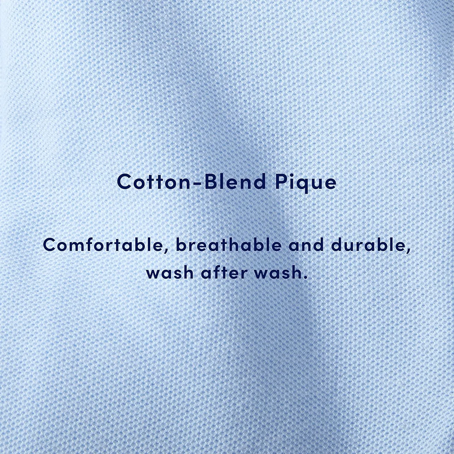 French Toast Men's Long Sleeve Cotton Blend Pique Polo Shirt