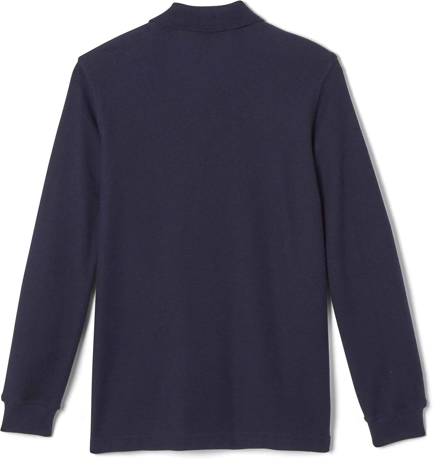 French Toast Men's Long Sleeve Cotton Blend Pique Polo Shirt