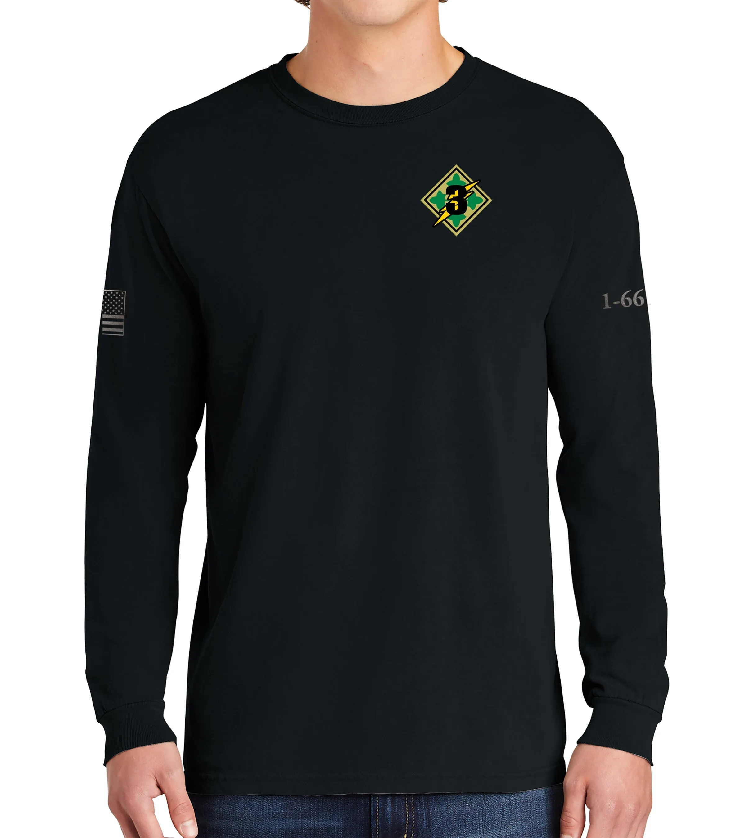 Hellhound Long Sleeve 50-50 Blend Unisex Shirt. This shirt IS approved for PT