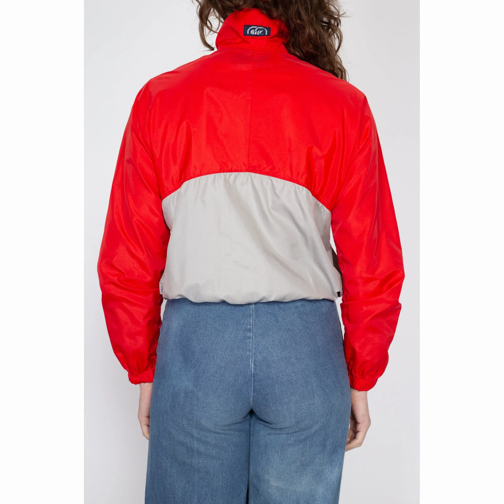 Medium 80s Convertible Windbreaker Crossbody Bag Jacket
