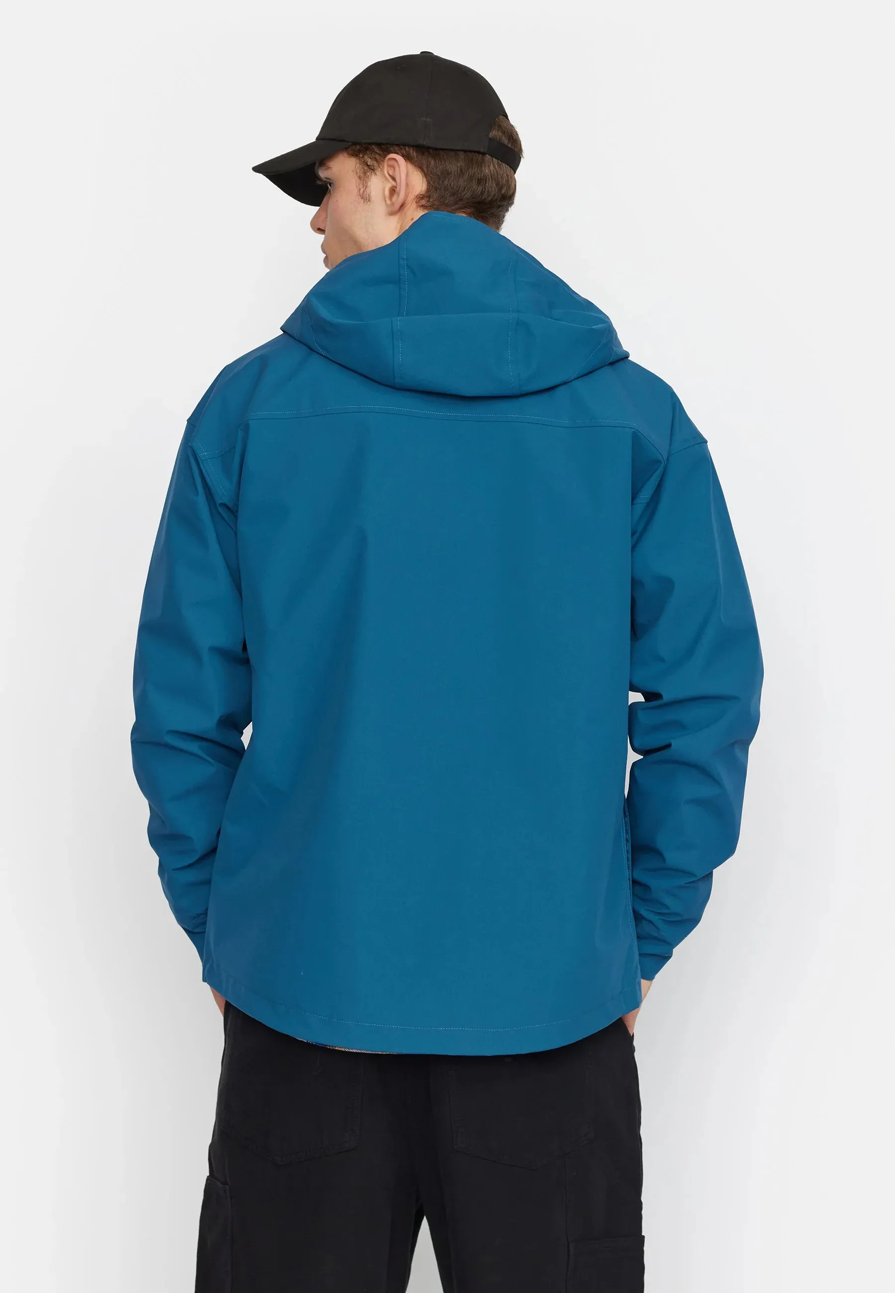REVOLUTION |  7835 Hooded Windbreaker | Dark blue