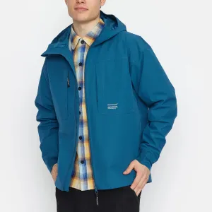 REVOLUTION |  7835 Hooded Windbreaker | Dark blue