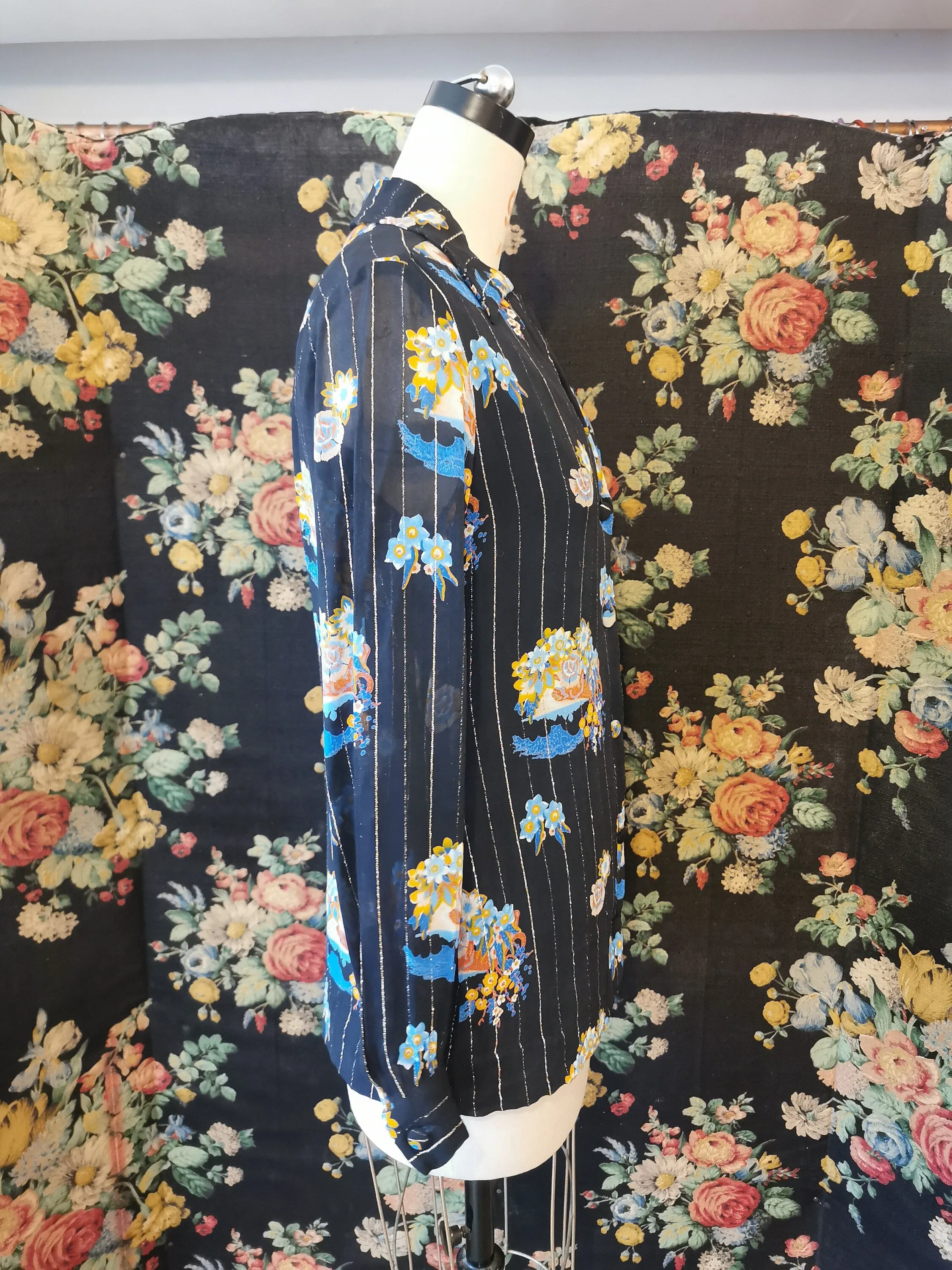 Rizhkallah for Malcolm Star 70s blouse
