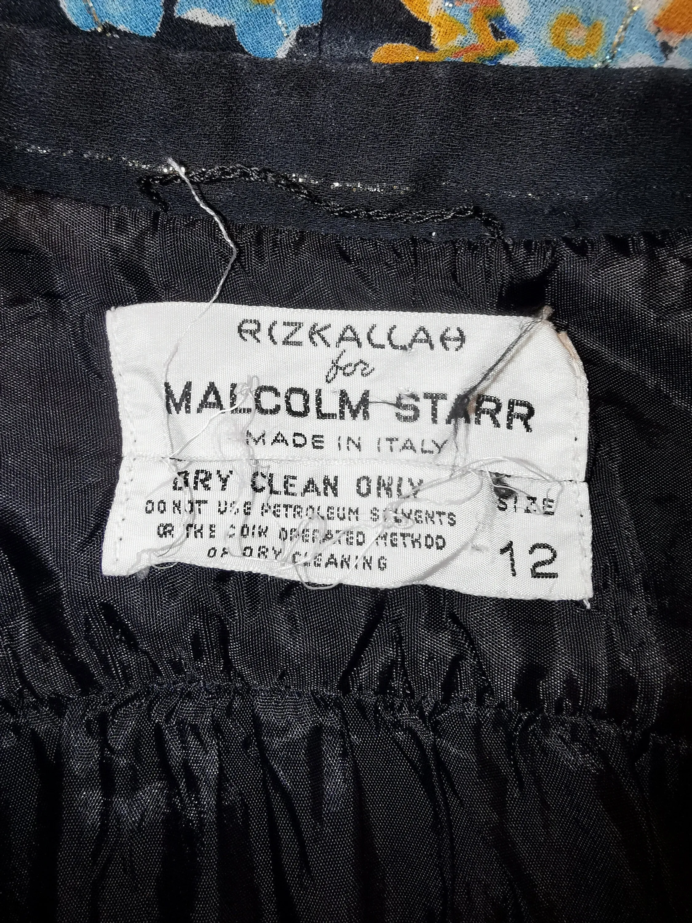 Rizhkallah for Malcolm Star 70s blouse