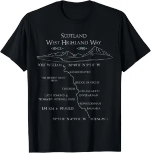 Scotland West Highland Way, mountain landscape, gray T-Shirt